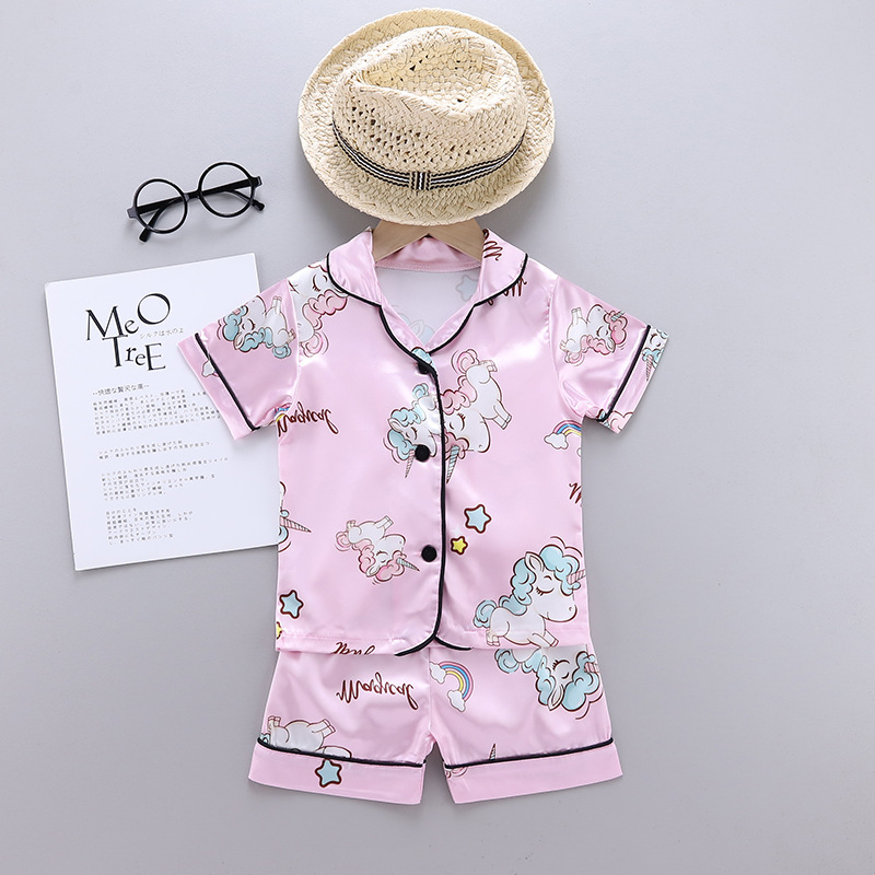 Unicorn Baby Girls Pajamas Clo - Summer Clothing Baby Girl ulasan dan harga