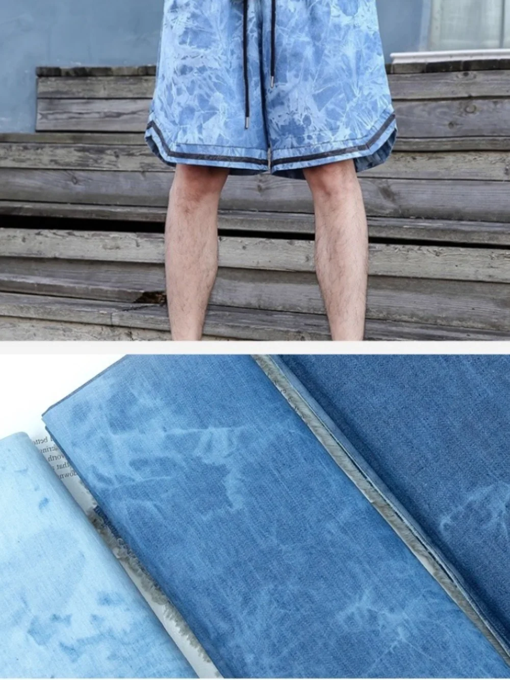 Washed Tied Denim Cloth Pure C - Summer Clothing Wholesale ulasan dan harga