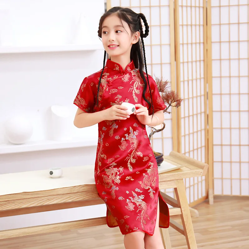 Summer Children's Cheongsam Mo - Summer Clothing Baby Girl ulasan dan harga