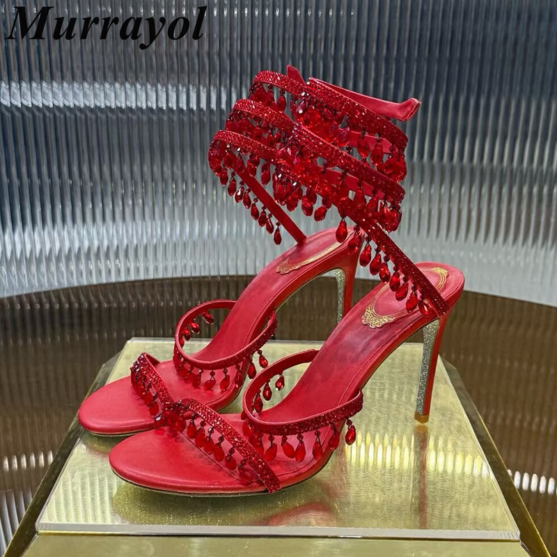 Sandals Ankle Snake Shaped Str - Summer Clothing Stores ulasan dan harga