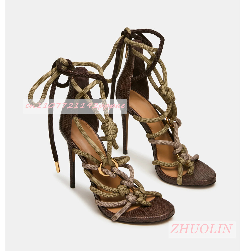 Retro Snakeskin Thick Rope Cri - Summer Clothing Stores ulasan dan harga